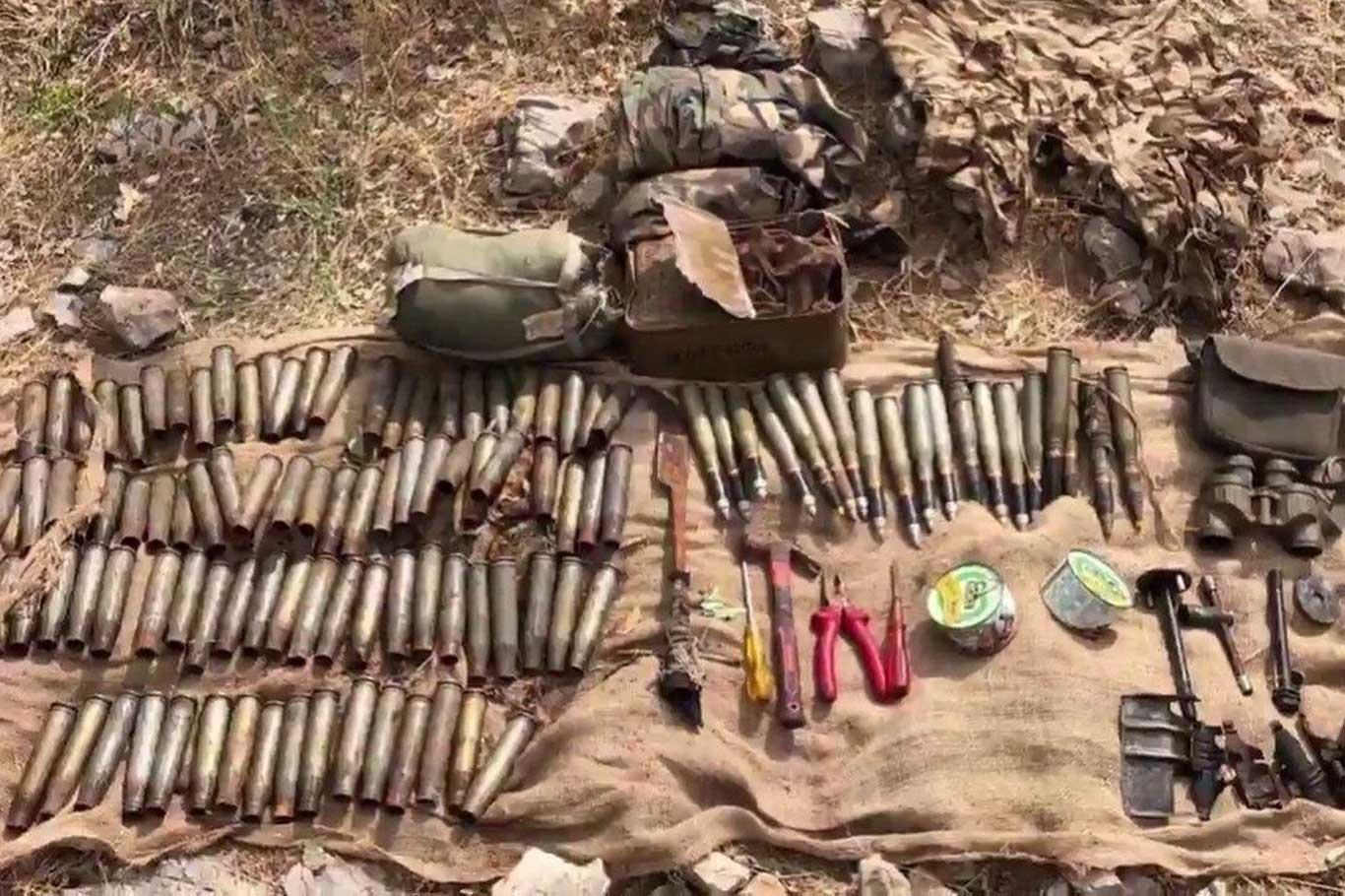 PKK'ye ait EYP deposu olarak kullanılan sığınak bulundu